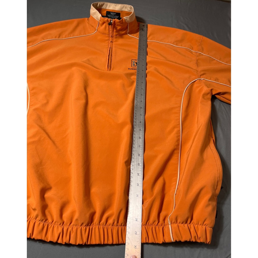 Straight Down Performance Golf‎ Jacket Orange Qua… - image 6